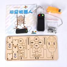 3D Wooden Puzzle Robot Model Kit for Adults Boys DIY Assembly Toy Age 10+ 2024 - buy cheap