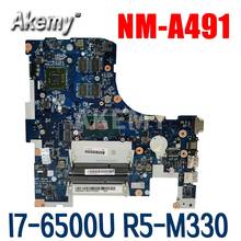 NM-A491 placa base de computadora portátil para For Lenovo Ideapad 300-17ISK placa base original de I7-6500U R5-M330 2024 - compra barato