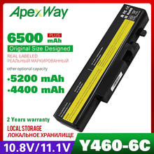 Apexway-Batería de 4400mAh para ordenador portátil, pila de 6 celdas para Lenovo L10S6Y01 L09N6D16 L09S6D16 L10L6Y01 L10N6Y01 21000916 57Y6567 57Y6568 57Y6440 2024 - compra barato