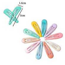 Pinzas para el pelo a presión de 5cm, horquillas BB, pasadores de Metal de Color para bebé, niña y mujer, accesorios de estilo, 40 Uds. 2024 - compra barato