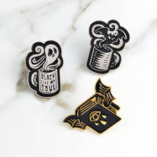 Ghost Demon Brooch Backpack Alloy Enamel Pins Bag Shirt Lapel Broches for Men Women Badge Pines Brooches Jewelry Accessories 2024 - buy cheap