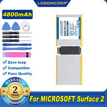 100% Original LOSONCOER P21G2B 4800mAh Laptop Battery For Surface RT 2 II RT2 Tablet MH29581 2ICP3/97/106 2024 - buy cheap