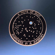 Carl Sagan Pale Blue Dot Inspired Round Button Badge Mote of Dust Brooch Space planet Earth Science Badge Enamel Lapel Pin 2024 - buy cheap