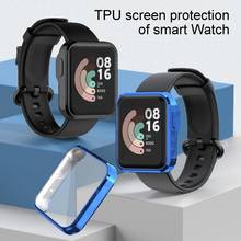 Funda protectora para reloj inteligente Xiaomi Mi Watch Lite, carcasa suave de TPU a prueba de polvo, protección de pantalla completa 2024 - compra barato