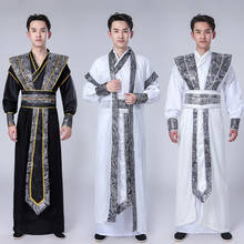 Tangsuit dinastia hanfu vestido para homem tradicional chinês asiático roupas dança traje festival roupas nacional antigo cosplay 2024 - compre barato