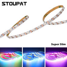 DC5V 4mm 5mm SK6812 LED Light Strip 60LEDs Individually Addressable RGB Flexible Smart Pixel Tape Lights WS2812B Dream Color 2024 - buy cheap