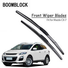 Boomblock-kit de lâminas de limpador de para-brisa de borracha, 2 peças, acessório automotivo, mazda visual 2013, 2012, 2011, 2012-2014 2024 - compre barato