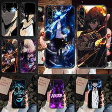 Funda de teléfono con diseño de Anime para Huawei, carcasa de lujo con pintura negra para Huawei P Mate P10 P20 P30 P40 10 20 Smart Z Pro Lite 2019 2024 - compra barato