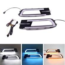 Car 3 Colors DRL 12V LED Daytime Running Light Turn Signal Day Light Brake Light Lamp for Passat B8 2017 2018 2024 - buy cheap