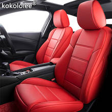 Kokololee-fundas de asiento de coche de cuero personalizadas, para SUBARU XV Outback Impreza LEGACY Forester Tribeca, fundas para asientos de coche 2024 - compra barato