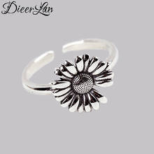 Bohemian Ethnic New Sunflower Rings for Women Bridal Wedding Vintage Open Finger Rings Christmas Gifts 2024 - buy cheap