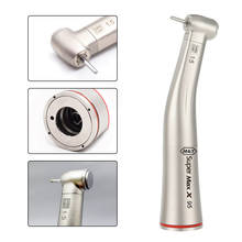 Max X95 dental 1:5 speed increasing red ring contra angle handpiece  for FG bur teeth whitening stick 2024 - compre barato