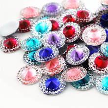 New Fashion 40pcs 10mm 12mm Mixed Color Flat Back Resin Cabochons Cameo Handmade Spacers For Diy Jewelry Making Supplies 2024 - buy cheap