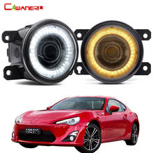 Luz de led para para-choque dianteiro do carro, 2 peças, luzes antinévoa drl, 30w, 8000k, 12v para toyota gt86 2024 - compre barato