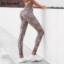 Pantalones de leopardo de cintura alta para mujer, mallas Push Up sexys para entrenamiento, culturismo, pantalones de Fitness, ropa deportiva informal 2024 - compra barato