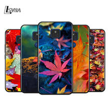 Autumn Maple Leaves for Motorola G9 G8 G E7 E6 One Play Marco Hyper Fusion Stylus Power Edge Plus Black Phone Case 2024 - buy cheap