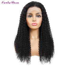 13X6 Kinky Curly Lace Front Human Hair Wig HD Transparent Lace Frontal Hair Wigs Pre-Plucked Remy Brazilian Human Hair Wig 2024 - buy cheap