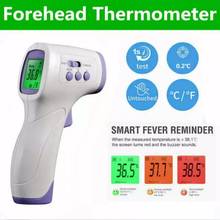 Медицинский цифровой термометр, медицинский Бесконтактный инфракрасный термометр для тела, быстрое измерение, термометр для лба для взрослых и детей 2024 - купить недорого