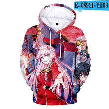 Luxury DARLING In The FRANXX 3D Print Hoodies Sweatshirts Boys/Girls Cute Anime Zero Two Sweatshirt Popular Romantic Pullovers 2024 - buy cheap