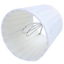 Tecido lustre abajur titular clipe na arandela ao lado da cama lâmpada pendurado luz, luz amarela