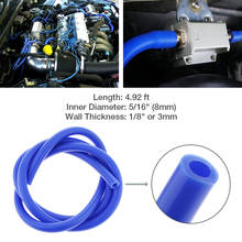 1.5m Car Silicone Vacuum Hose 5/16" 8mm Fuel/Air Hose/Line/Pipe/Tube For Motorcycle Boat RV Auto ATV Quad Etc Car Accessories 2024 - buy cheap