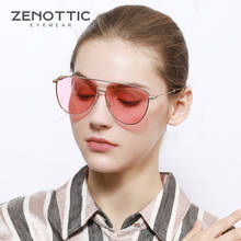 ZENOTTIC Retro Oversize Pilot Polarized Sunglasses For Women Men Metal Luxury Brand UV400 Gradient  Sun Glasses Drving Shades 2024 - buy cheap