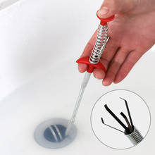 60cm Sewer Dredging Tools Bendable Spring Pipe Sink Tub Toilet Dredge Pipe Blockades Remover Household Cleaning Tools 2024 - buy cheap