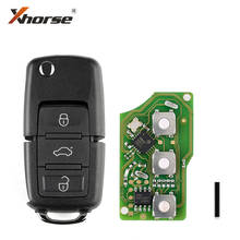XHORSE XKB501EN Wired Universal Remote Key For Volks-Wagen B5 Type 3 Buttons for VVDI Key Tool English Version 2024 - buy cheap