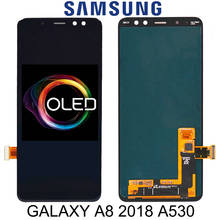 Super AMOLED For SAMSUNG GALAXY A8 2018 A530 LCD Display Touch Screen Digitizer Assembly For samsung A8 2018 A530F A530DS A530N 2024 - buy cheap