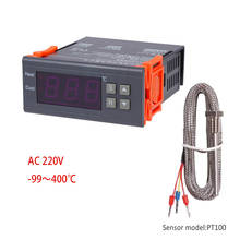 Controlador de temperatura Digital inteligente, termostato termorregulador de temperatura para bicicleta, AC220V, 400 W,-99 ~ 2200 2024 - compra barato