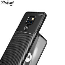 For Motorola Moto E7 Plus Case Bumper Silicone Carbon Fiber Shockproof Phone Case For Motorola E7 Plus Cover Case Moto E7 Plus 2024 - buy cheap