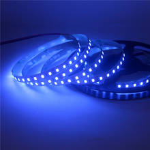 5050 2835 SMD УФ ультрафиолетовая фиолетовая полоса светильник s 60led/m 120led/m водонепроницаемый черный светильник УФ лента лампа DJ флуоресцентные вечерние светильник 2024 - купить недорого