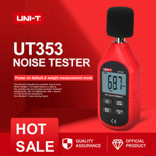 Устройство для измерения уровня шума UNI-T UT353, измеритель дБ 30 ~ 130 дБ, мини-измеритель уровня звука, монитор децибел 2024 - купить недорого