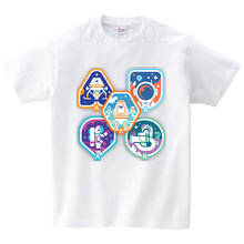 Футболка детская хлопковая с коротким рукавом, мультяшный рисунок животных, для мальчиков и девочек, летняя одежда, футболка с принтом льва, обезьяны, Красного автомобиля для малышей 2024 - купить недорого