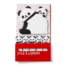 1pc animal panda notas pegajosas kawaii almofada de memorando planejador adesivos papel bookmarks material escolar papelaria 2024 - compre barato