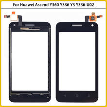 Pantalla táctil para Huawei Ascend Y360 Y336 Y3 Y336-U02, Panel táctil, Sensor de digitalizador, cristal frontal LCD, reemplazo de lente, novedad 2024 - compra barato