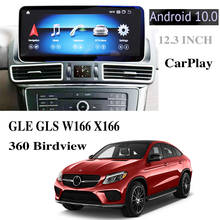 Car Android Internet Multimedia Navi Audio Stereo CarPlay 360 Bird View For Mercedes Benz GLE GLS GL 350 450 550 63 MB X166 NTG 2024 - buy cheap