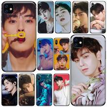 Cha EunWoo-funda de teléfono Astro Kpop para iPhone, 11, 12 pro, XS MAX, 8, 7, 6, 6S Plus, X, 5S, SE, 2020, XR 2024 - compra barato