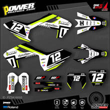 PowerZone Custom Team Graphics Decals Stickers Kit For Husqvarna Sticker 2016-18 TC FC TX FX FS 2017-19 TE FE 125-450cc 02 2024 - buy cheap