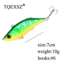 1pcs 7cm/2.76in 10g/0.35oz Fishing Lure Minnow Hard Bait with 2 Fishing Hooks Fishing Tackle Lure 3D Eyes 2024 - buy cheap