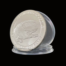 Коллекционные изделия из австралийской морской крокодиловой кожи, Серебряная монета, 1 унция, для деловых подарков, 2015 2024 - купить недорого