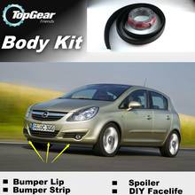 Bumper Lip Lips For Opel Corsa C D Vita Barina / Top Gear Shop Spoiler For Car Tuning / TOPGEAR Recommend Body Kit + Strip 2024 - buy cheap