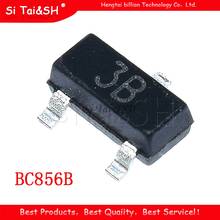 Novo transistor bc856b sob 23, bc856 sot smd sot-23 3b, 100 peças 2024 - compre barato