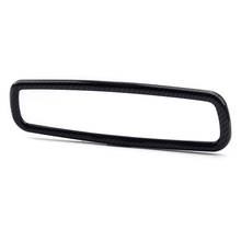 Carbon Fiber Texture Car Inner Rearview Mirror Trim Ring Cover fit for Ford F150 Mustang 2015 2016 2017 2024 - buy cheap