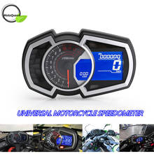 Motorcycle Instrument Speedometer  Universal Speed Fuel Gauge 13000RPM DIY  1,2,4 Cylinder LCD 199km/h 2024 - buy cheap