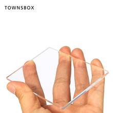 5 Pcs Clear Acrylic Table Numbers Plexiglass Sign Blanks Wedding Decor Laser Cut Perspex Pieces Place Cards Cover Sheet Board 2024 - buy cheap
