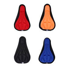 MTB Mountain Bike Cycling Thickened Extra Comfort Ultra Soft Silicone 3D Gel Pad Cushion Cover Bicycle Saddle Seat 4 Colors 2024 - buy cheap
