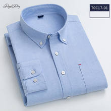 Camisa masculina de 2021 algodão oxford, camisa casual de manga comprida para negócios com gola virada para baixo da452, primavera, outono, novo, 100% 2024 - compre barato