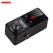 Kokko-pedal sintonizador de guitarra ftn2, mini pedal cromático com visor de led, true bypass, acessórios para instrumentos musicais 2024 - compre barato