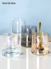 Красочное стекло для виски, оригинальное Оригинальное домашнее прозрачное стекло для шампанского, кружка для коктейля, стеклянные чашки, подарок FJ032 2024 - купить недорого